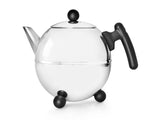 51 fl oz Teapot Black Fittings/SS BELLA RONDE